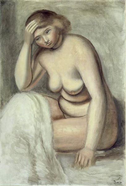 Order Paintings Reproductions Blonde Model by André Derain (Inspired By) (1880-1954, France) | ArtsDot.com