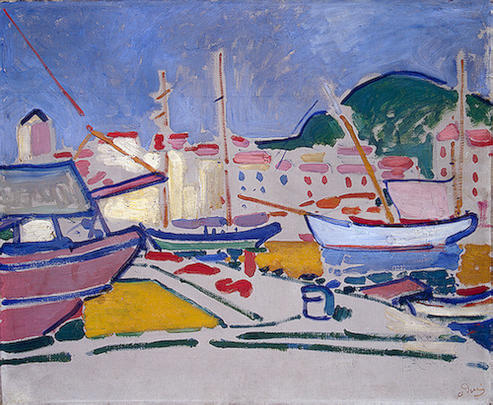 Order Oil Painting Replica Port by André Derain (Inspired By) (1880-1954, France) | ArtsDot.com