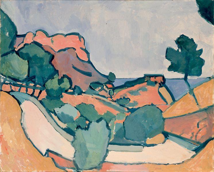 Order Paintings Reproductions Road in the mountains by André Derain (Inspired By) (1880-1954, France) | ArtsDot.com