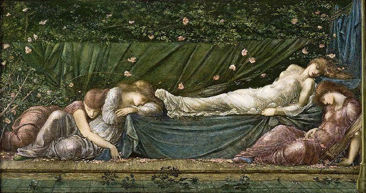 Order Art Reproductions The Sleeping Beauty by Edward Coley Burne-Jones (1833-1898, United Kingdom) | ArtsDot.com