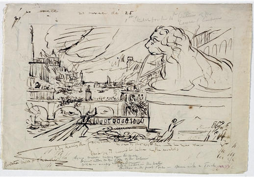 Buy Museum Art Reproductions 1st Sketch for the 4th Picture of the Course of Empire by Thomas Cole (1801-1848, United Kingdom) | ArtsDot.com
