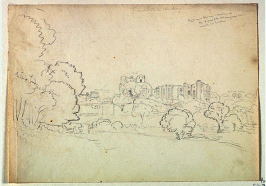 Order Art Reproductions Kenilworth Castle by Thomas Cole (1801-1848, United Kingdom) | ArtsDot.com