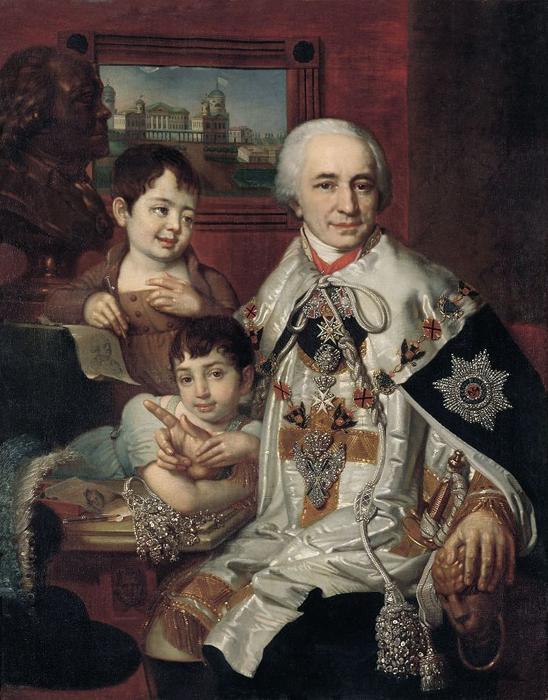 Order Artwork Replica Portrait of count G.G. Kushelev by Vladimir Lukich Borovikovsky (1757-1825) | ArtsDot.com