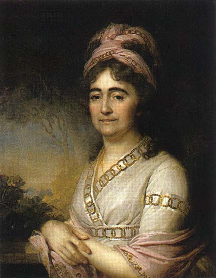 Buy Museum Art Reproductions Portrait of Martha Arbeneva, 1798 by Vladimir Lukich Borovikovsky (1757-1825) | ArtsDot.com
