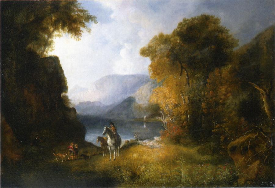 Order Art Reproductions By the Waterside by Alvan Fisher (1792-1863, United States) | ArtsDot.com