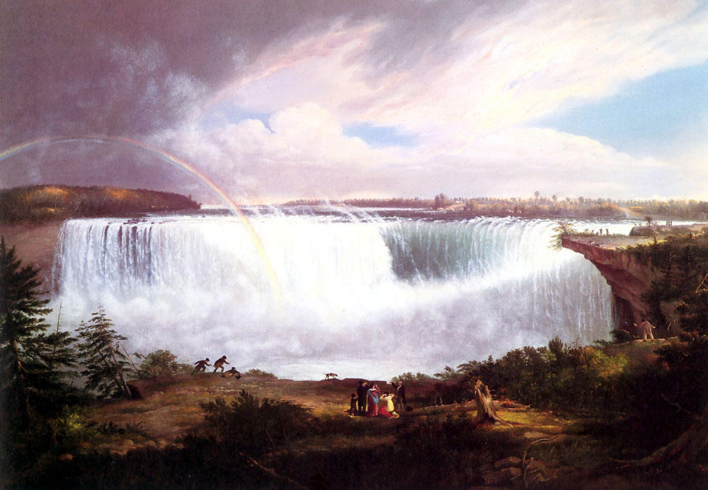 Buy Museum Art Reproductions The Great Horseshoe Falls, Niagara by Alvan Fisher (1792-1863, United States) | ArtsDot.com