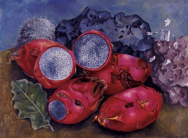 Order Paintings Reproductions Still Life. Pitahayas by Frida Kahlo (Inspired By) (1907-1954, Mexico) | ArtsDot.com