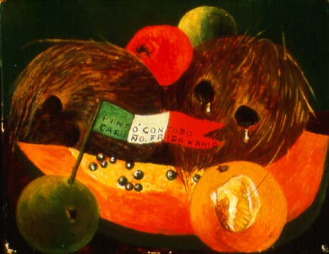 Order Oil Painting Replica Weeping Coconuts by Frida Kahlo (Inspired By) (1907-1954, Mexico) | ArtsDot.com