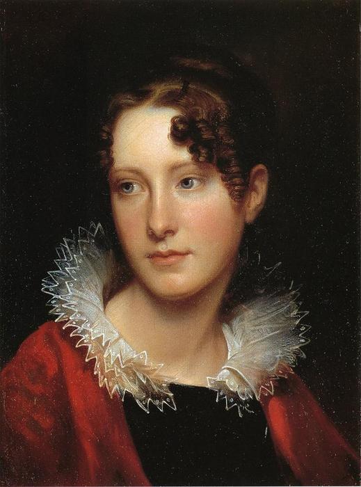 Order Oil Painting Replica Portrait of Rosalba Peale, 1820 by Rembrandt Peale (1778-1860, United States) | ArtsDot.com
