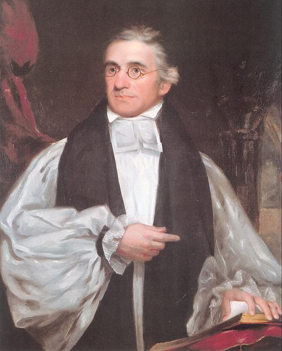 Order Oil Painting Replica Reverend Nathaniel Bowen by Samuel Finley Breese Morse (1791-1872, United States) | ArtsDot.com