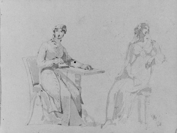 Order Paintings Reproductions Figure Studies 1 by Thomas Sully (1783-1872, United Kingdom) | ArtsDot.com