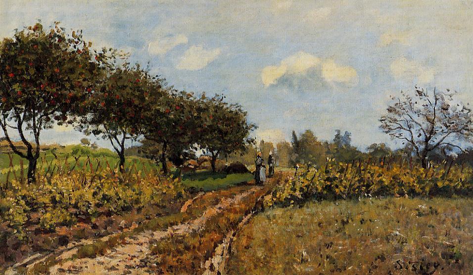 Buy Museum Art Reproductions Path in the Country, 1876 by Alfred Sisley (1839-1899, France) | ArtsDot.com