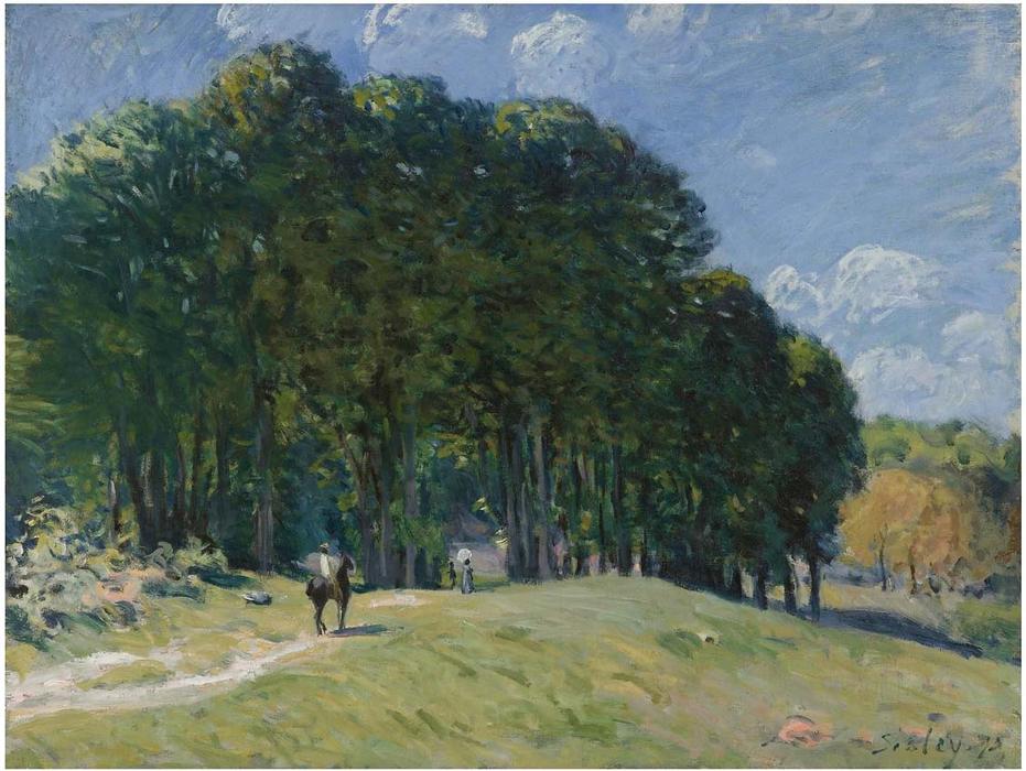 Buy Museum Art Reproductions Rider at the Edge of the Forest, 1875 by Alfred Sisley (1839-1899, France) | ArtsDot.com