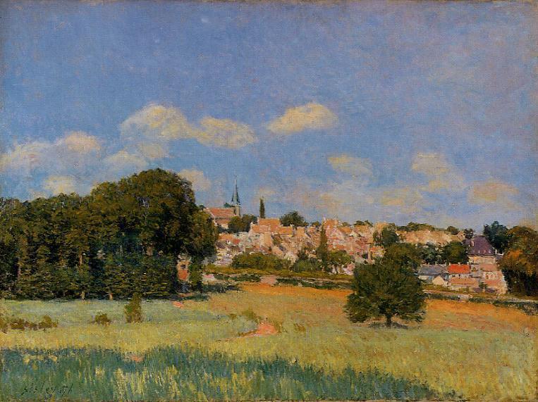 Buy Museum Art Reproductions View of St. Cloud - Sunshine, 1876 by Alfred Sisley (1839-1899, France) | ArtsDot.com