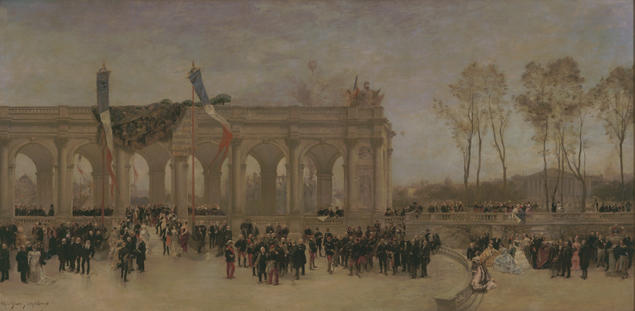 Order Oil Painting Replica Le panorama du siècle by Alfred Stevens (1823-1906, Belgium) | ArtsDot.com