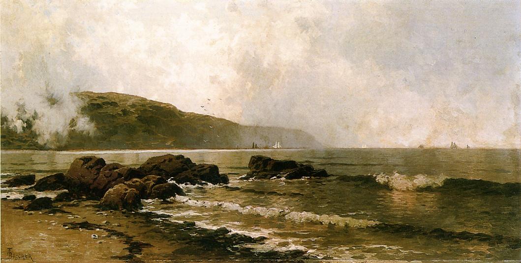 Order Oil Painting Replica The Coast at Grand Manan by Alfred Thompson Bricher (1837-1908, United States) | ArtsDot.com