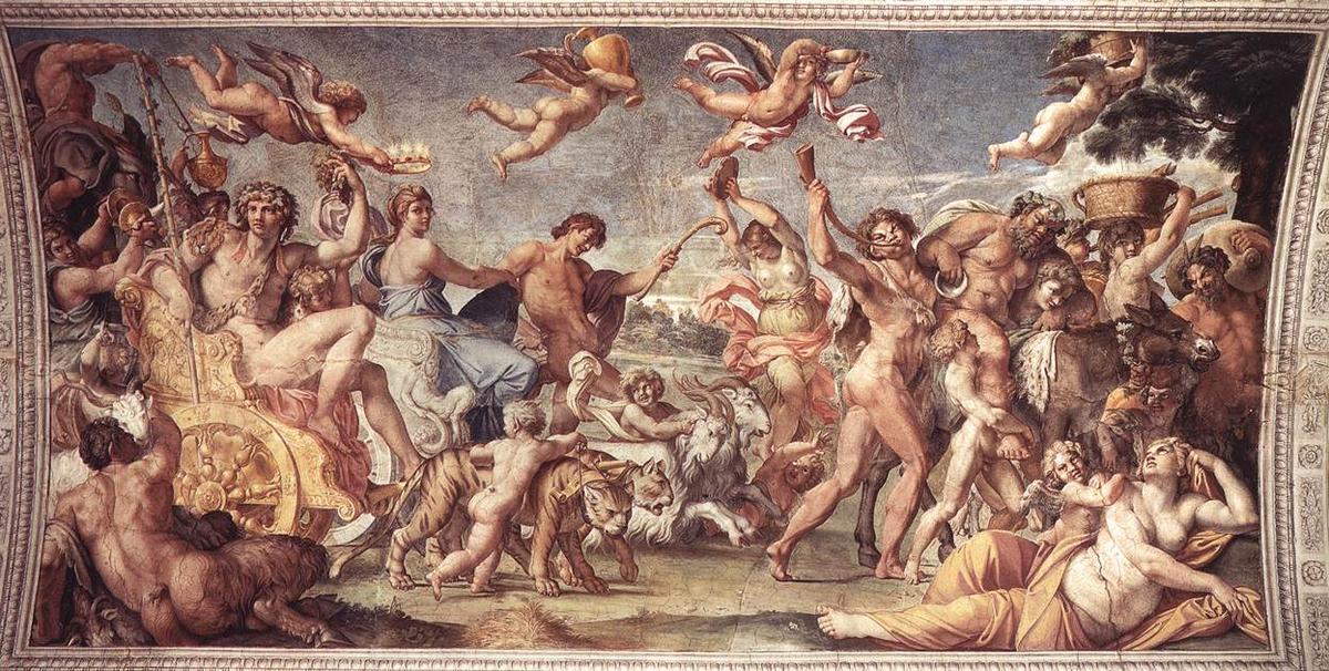 Order Oil Painting Replica Triumph of Bacchus and Ariadne, 1602 by Annibale Carracci (1560-1609, Italy) | ArtsDot.com