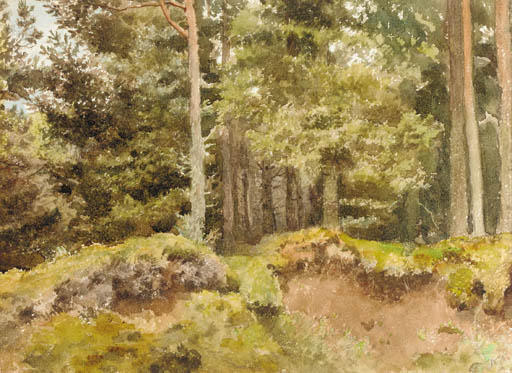 Order Oil Painting Replica An Essex Wood by Archibald Thorburn (1860-1935, United Kingdom) | ArtsDot.com