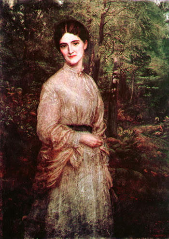 Order Oil Painting Replica Portrait of Ellen Dana Conway by Arthur Hughes (1832-1915, United Kingdom) | ArtsDot.com