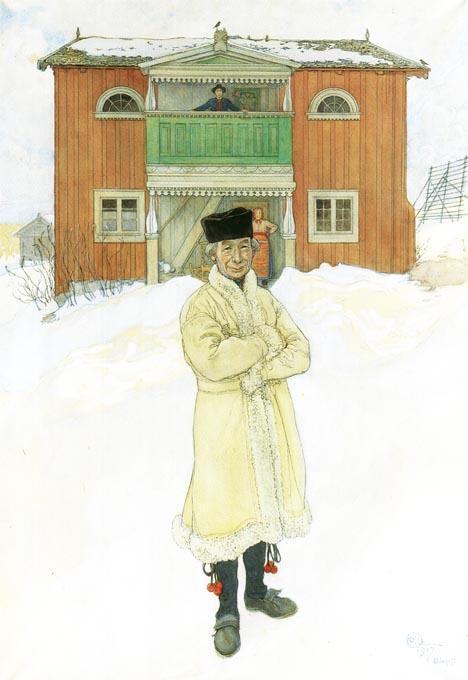 Buy Museum Art Reproductions Daniels Mats by Carl Larsson (1853-1919, Sweden) | ArtsDot.com
