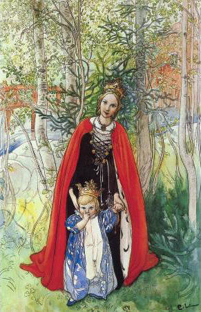 Order Paintings Reproductions Spring Princess by Carl Larsson (1853-1919, Sweden) | ArtsDot.com