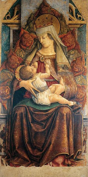 Order Oil Painting Replica Madonna lactating the Child by Carlo Crivelli (1435-1495, Italy) | ArtsDot.com