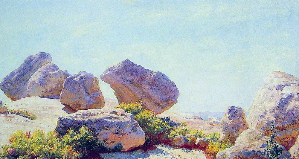 Order Artwork Replica Boulders on Bear Cliff by Charles Courtney Curran (1861-1942, United States) | ArtsDot.com