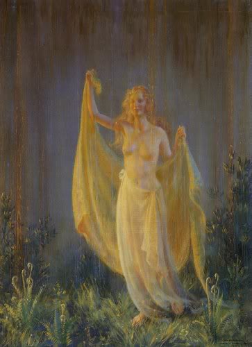 Order Oil Painting Replica Sunshine And Rain by Charles Courtney Curran (1861-1942, United States) | ArtsDot.com