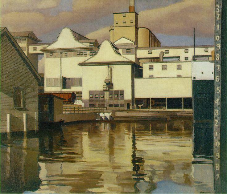 Order Art Reproductions River Rouge Plant by Charles Rettew Sheeler Junior (Inspired By) (1883-1965, United States) | ArtsDot.com