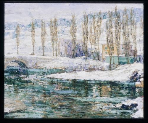 Order Art Reproductions Winter by Ernest Lawson (1873-1939, Canada) | ArtsDot.com