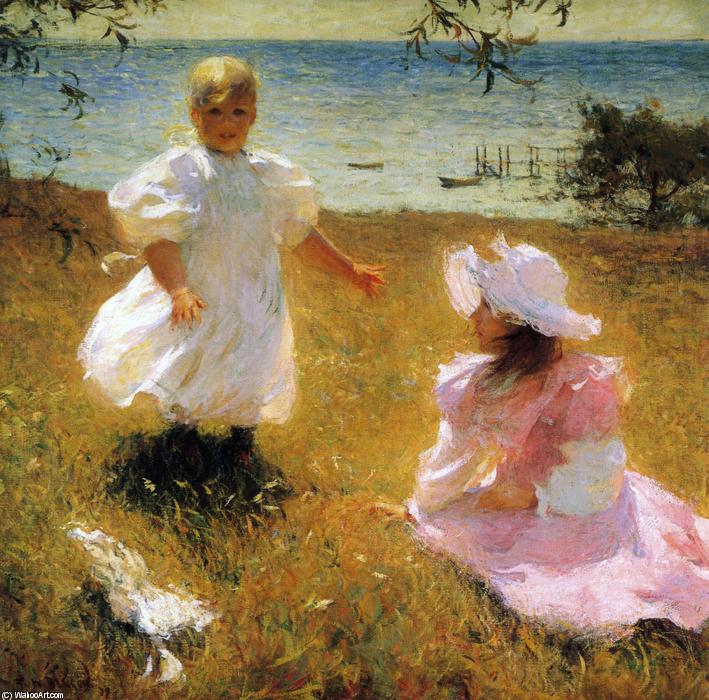Order Paintings Reproductions The Sisters by Frank Weston Benson (1862-1951, United States) | ArtsDot.com