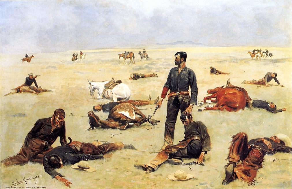 Buy Museum Art Reproductions What an Unbranded Cos Has Cost by Frederic Remington (1861-1909, United States) | ArtsDot.com