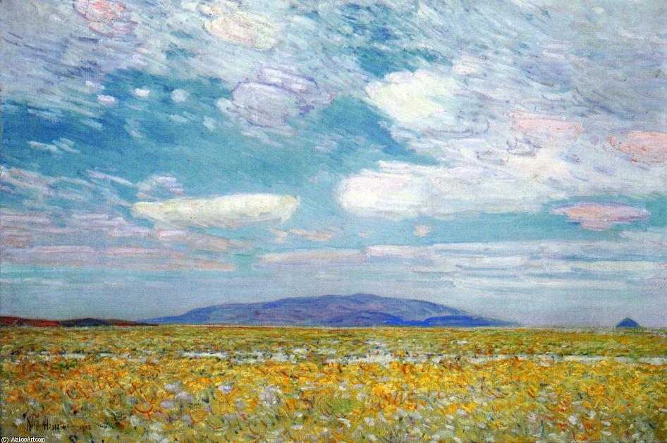 Buy Museum Art Reproductions Alkali, Rabbit Brush and Grease Wood Squaw Cap, Oregon Trail by Frederick Childe Hassam (1859-1935, United States) | ArtsDot.com