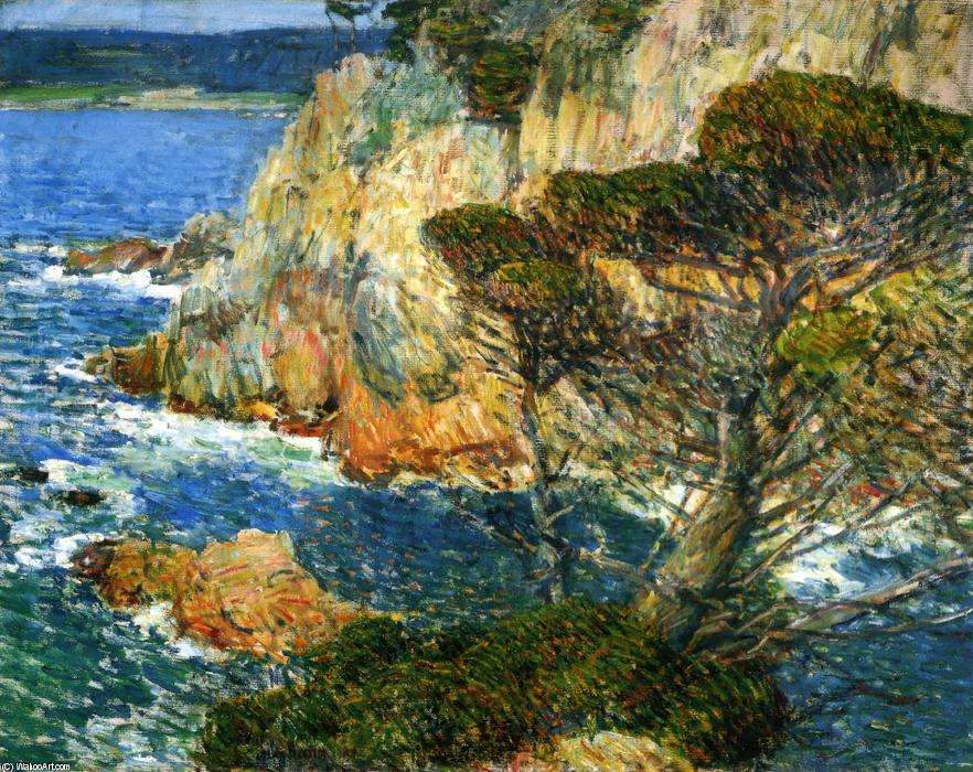 Order Oil Painting Replica Point Lobos, Carmel, 1914 by Frederick Childe Hassam (1859-1935, United States) | ArtsDot.com