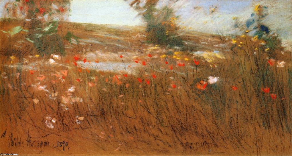Buy Museum Art Reproductions Poppies, Isles of Shoals 1 by Frederick Childe Hassam (1859-1935, United States) | ArtsDot.com