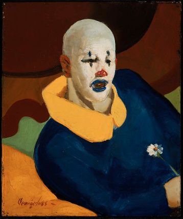 Order Paintings Reproductions A clown by George Benjamin Luks (1867-1933, United States) | ArtsDot.com