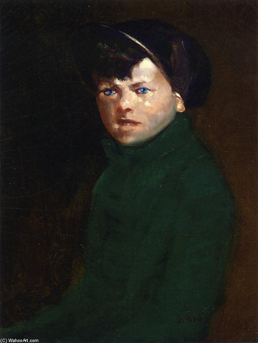 Order Paintings Reproductions Flyweight Champion of Jumel Place, 1920 by George Benjamin Luks (1867-1933, United States) | ArtsDot.com