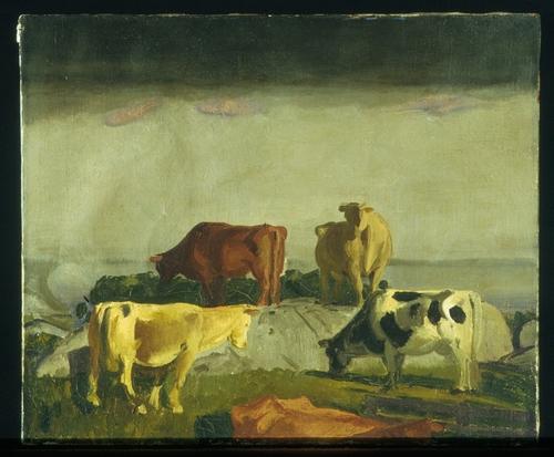 Order Art Reproductions Five Cows by George Wesley Bellows (1882-1925, United States) | ArtsDot.com