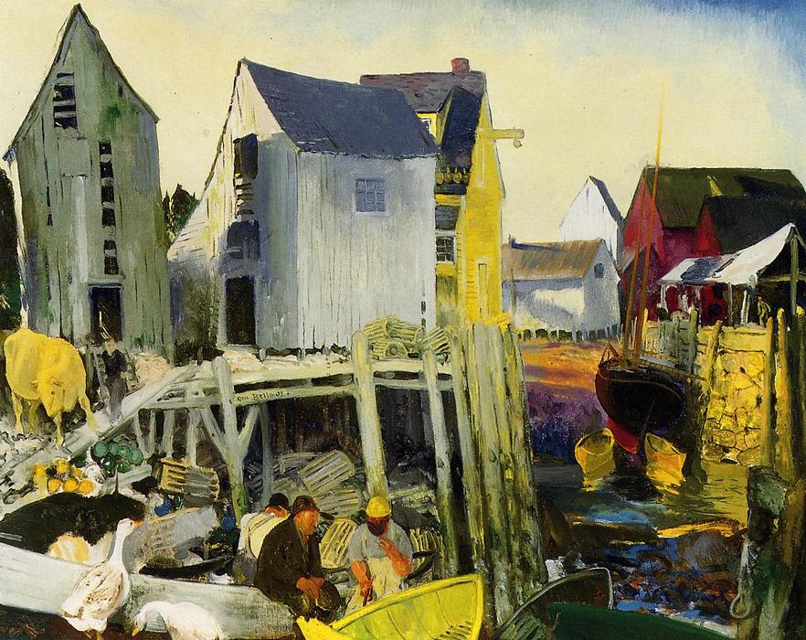 Order Art Reproductions Matinicus, 1916 by George Wesley Bellows (1882-1925, United States) | ArtsDot.com