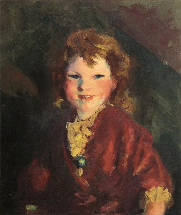 Order Oil Painting Replica Portrait of Stella, 1907 by Robert Henri (1865-1929, United States) | ArtsDot.com