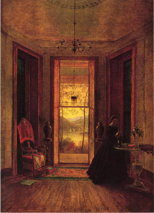 Buy Museum Art Reproductions A Home on the Hudson, 1862 by Thomas Worthington Whittredge (1820-1910, United States) | ArtsDot.com