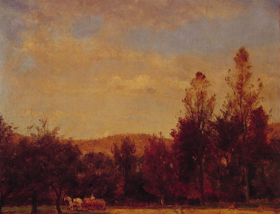 Order Paintings Reproductions Gathering the Buckwheat by Thomas Worthington Whittredge (1820-1910, United States) | ArtsDot.com