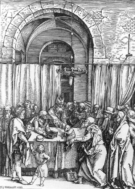 Order Artwork Replica Refusal Of Joachim`s Offer by Albrecht Durer (1471-1528, Italy) | ArtsDot.com
