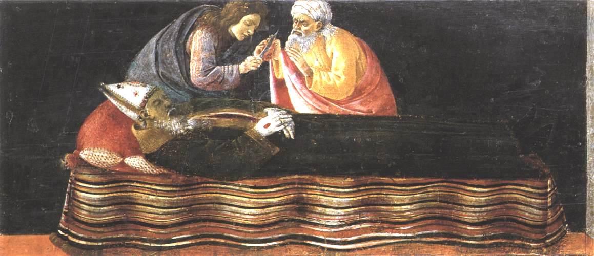 Order Oil Painting Replica Extraction of St Ignatius` Heart by Sandro Botticelli (1445-1510, Italy) | ArtsDot.com