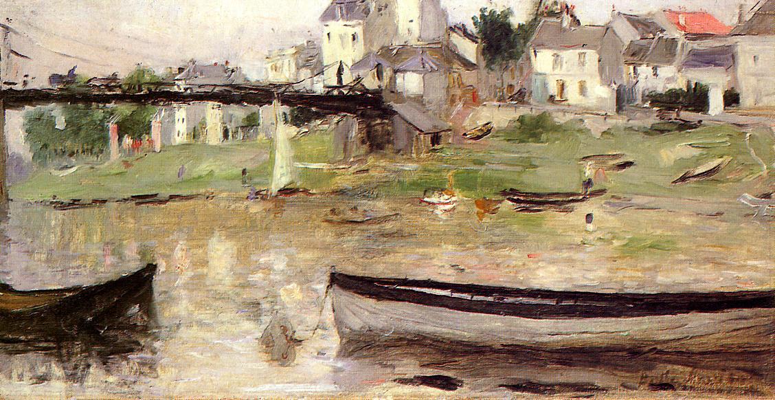 Order Artwork Replica Boats on the Seine, 1880 by Berthe Morisot (1841-1895, France) | ArtsDot.com