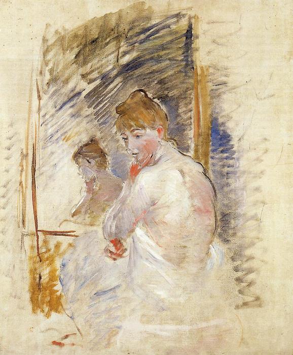Order Paintings Reproductions Getting out of Bed, 1886 by Berthe Morisot (1841-1895, France) | ArtsDot.com
