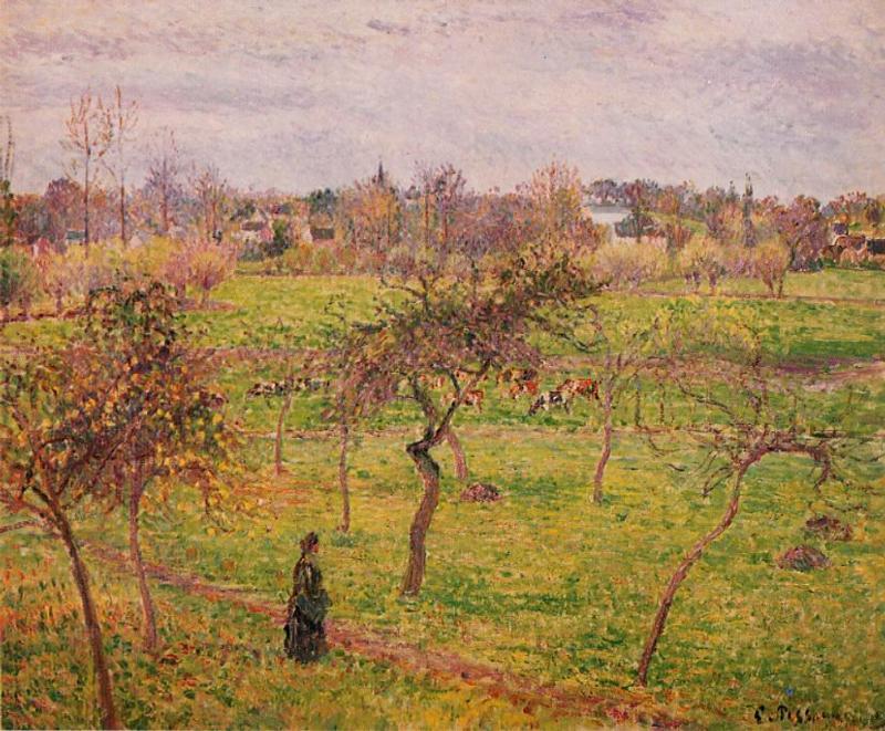 Order Oil Painting Replica Meadow at Eragny, 1894 by Camille Pissarro (1830-1903, United States) | ArtsDot.com