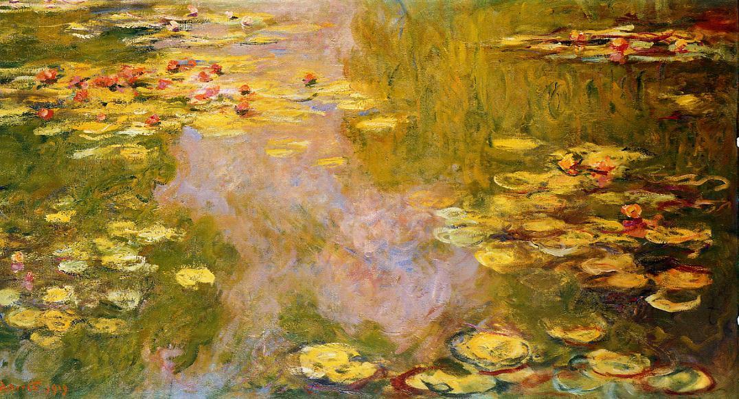 Order Oil Painting Replica The Water-Lily Pond 9 by Claude Monet (1840-1926, France) | ArtsDot.com