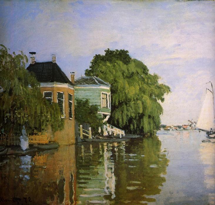 Buy Museum Art Reproductions Zaandam 1 by Claude Monet (1840-1926, France) | ArtsDot.com