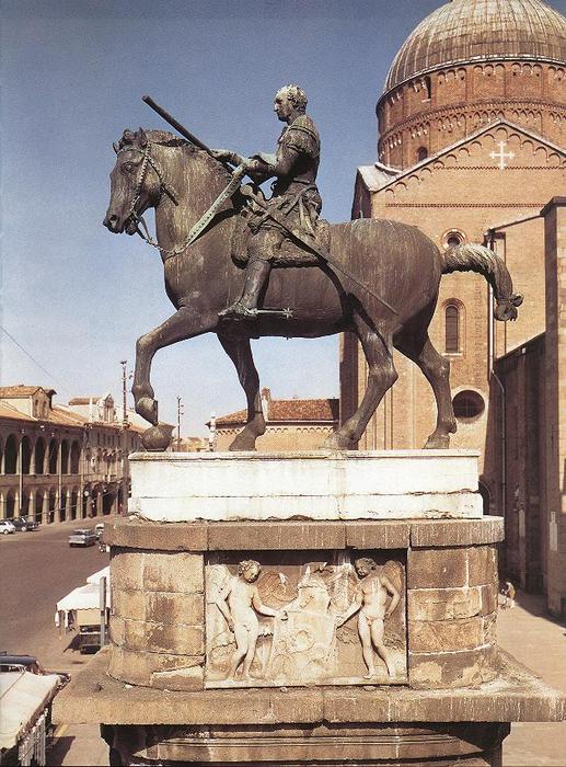 Order Art Reproductions Equestrian Statue of Gattamelata by Donatello (1386-1466, Italy) | ArtsDot.com